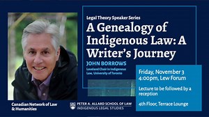 A Genealogy of Indigenous Law: A Writer’s Journey