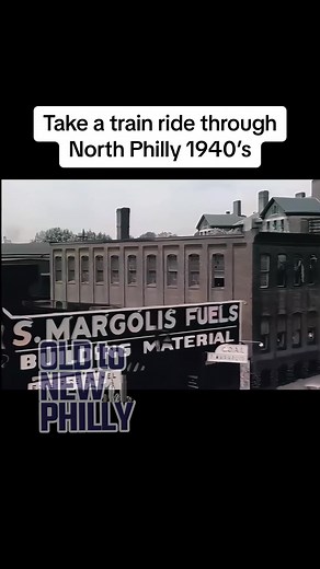 North Philadelphia Station 1940’s. (Sound and video enhancement) #phillytok #Philly #trains #fyp
