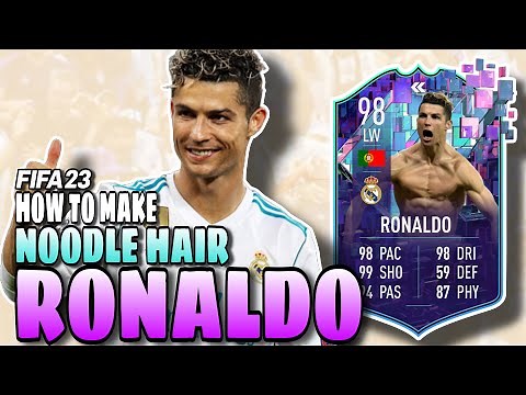 How to Create Noodle Hair Ronaldo | FIFA 23