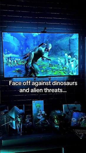 Face off against ferocious dinosaurs and a terrifying alien threat in Turok Origins