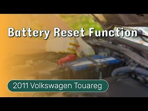 How to Use Battery Reset Function on SDS | 2011 Volkswagen Touareg