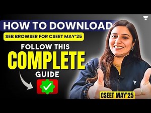 How to Download SEB browser CSEET MAY'25 Exams | How to download ICSI SEB browser CSEET exam #cseet