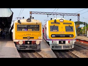 🔥Ultimate Train Spotting at Konnagar Station: Unique Model EMU Trains Arrival & Departure
