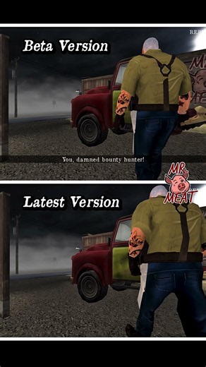 Mr. Meat 1 - Latest Rebecca Ending VS Beta Ending #shorts #fyp #mrmeat #horrorgame #update