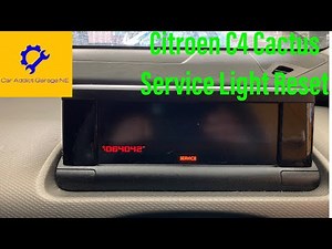How To Reset Service Light Citroen C4 Cactus