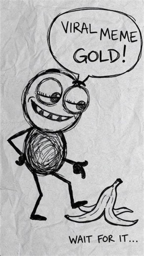Funny Stickman Banana Slip 😂 | Ultimate Cartoon Fail Animation #shorts #comeday