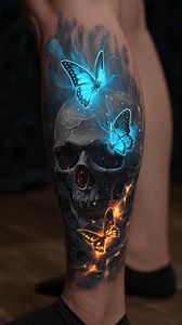 19K views · 622 reactions | 10/10 Artistry. Is this the coolest tattoo edit you've seen?  #skulls #skeleton #Gothic #Witches #Darkness #Spooky #Halloween #scary #nightmare #Creepy | Love for Skulls | Facebook