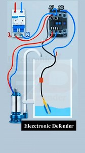 1.5M views · 7.9K reactions | Pump motor control wiring with float switch #fbreels #foryoupageシ #electrician #electronics #watch #project #Official #electricalengineering #videos #electrical | Elecctronic Defender | Facebook