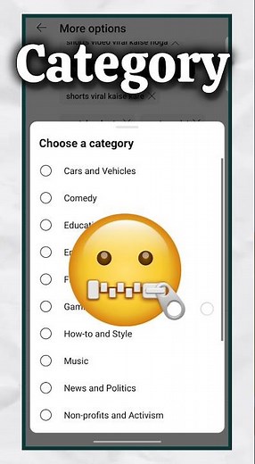 How To Select Correct Category For Youtube Channel | Category kaise select kare #youtube #catagory