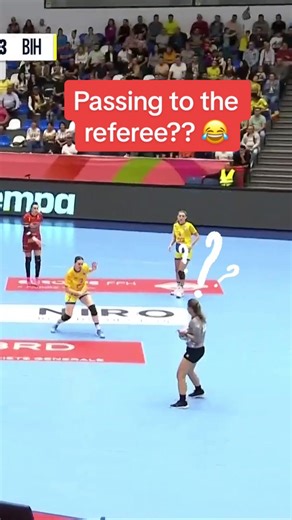 "Every ref is a player in the inside" 😂 #ehf #handball #håndbold #ehf...
