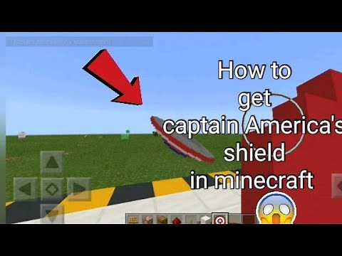 ✓Minecraft | How to make captain America's shield in minecraft bedrock edition 2020