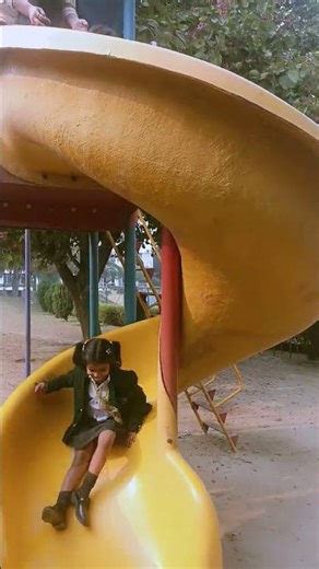 Kids Having Fun on the Slide! 🤩#KidsFun #PlaygroundFun #KidsPlaying #SlidingFun #KidsAdventure #Cute