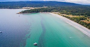 This BC beach is nicknamed "Little Hawaii" because of its clear waters and sandy beach