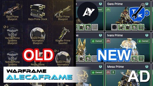 This app upgrades Warframe's inventory and more! | AlecaFrame