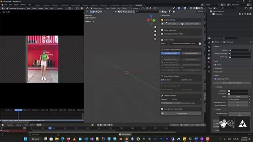 Create a Rigify animation ready from a video with one click using motionGen. Free to download on TAngraFx discord server. #tangra #tangrafx #blender3d #physics #b3d