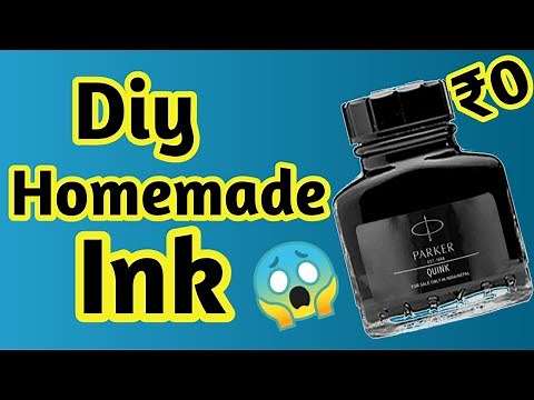 How to make black ink at home | diy ink | Homemade black ink | handmade ink | Akshay craft world