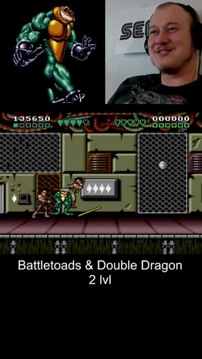 ЗИТЗ получает люлей в Battletoads на SEGA