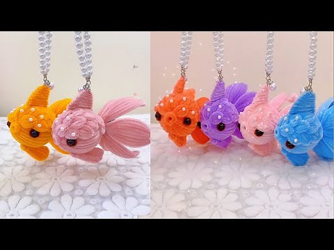 《DIY》簡単で可愛い❣️モールで魚の作り方 /Small and cute! Fish