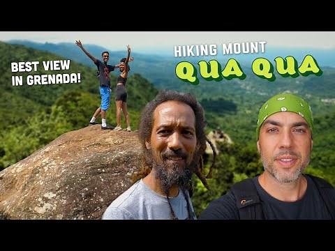 The Most INSANE Views of Grenada! Hiking Mount Qua Qua 🇬🇩