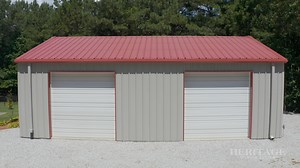 When we say our steel buildings are built to last, we really mean it. Take a look at this brand new Heritage building being used as a shop. Well actually, this building is not brand new -- it's 10 years old, but looks like it was just erected yesterday! With Heritage, you can rest assured knowing your metal building will be in tip top shape for decades. | Fortify Building Solutions