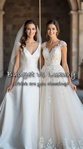 Cheap vs Expensive Wedding Dress 😱 Can You Tell the Difference?