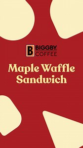 🎥 POV: You just found your new favorite breakfast sandwich 😍🍁 Fluffy maple waffles. Melty cheese. Savory perfection. Meet the Maple Waffle Sandwich: back and sweeter than ever! #BIGGBYMakesItBetter #MapleWaffleMagic #BiggbyEats #MapleWaffleSandwich | Biggby of West MI