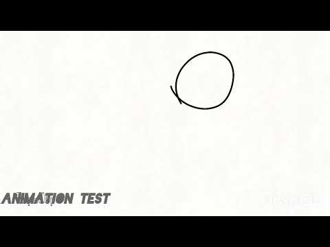 Animation test (this is my first time animating frame by frame).