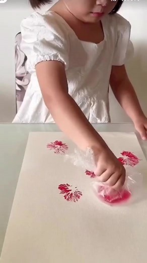Creative Painting Techniques with Plastic Bags