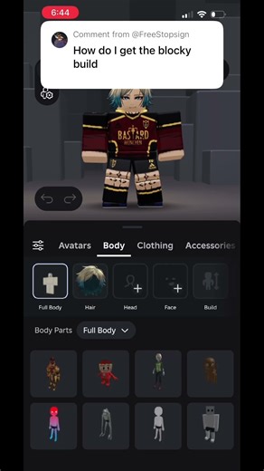 Blocky avatar tutorial