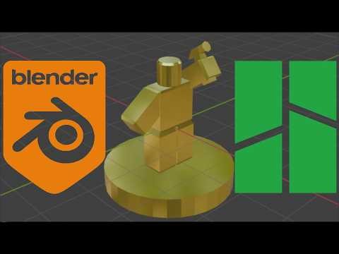 How to make a Statue 3D Model Printable | Blender To Bambu Studio