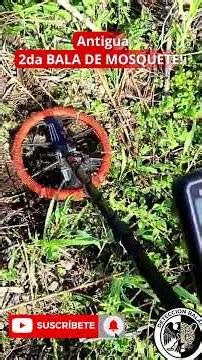 Antigua bala de mosquete encontrado con mi detector de metales #metaldetecting #treasuresearch