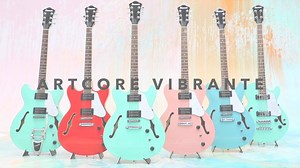 The Ibanez hollow-body Artcore series can capture every tint and hue in the rich spectrum of music, from the subtle shadings of jazz to the bright splashes of pop. The Artcore Vibrante, vivid in both tone and appearance, brings another bold flavor to the Artcore line and offers a unique take on semi-hollow perfection. Color Your World with the Artcore Vibrante. Learn More: https://bit.ly/2ROp5BX | Ibanez Guitars