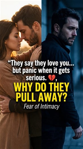 Fear of Intimacy Explained, Why They Pull Away When Things Get Serious #shorts