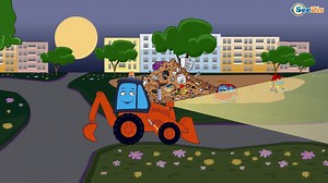 ✔ Cars Cartoons for kids / Bulldozer with Heavy Vehicles at the Construction Site / 96 Episode ✔