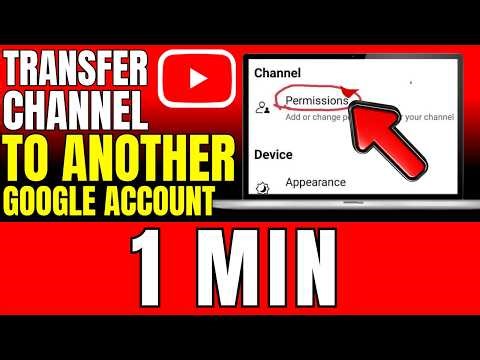 How To Transfer A YouTube Channel To Another Google Account (2026)