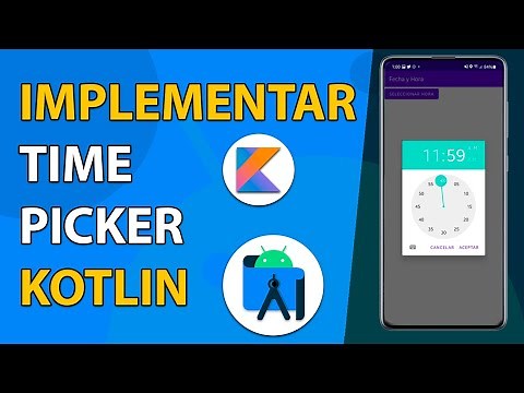 ☑️ Como IMPLEMENTAR SELECTOR de HORA 🕒 en ANDROID STUDIO 📲 | TIMEPICKER con KOLTIN ✅😱 TUTORIAL 🤓😍