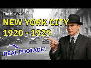 New York City transformation in the Roaring Twenties (1920-1929) - Real footage!