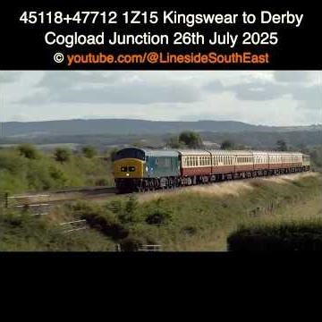 Peak 45118 on Tour in the West Country #peak #class45 #45118