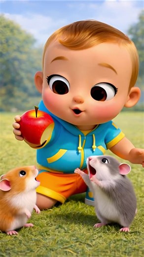 Adorable Little Hamster Friends Having Fun