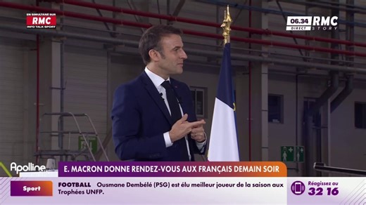 Emmanuel Macron donne rendez-vous aux Français mardi soir sur TF1