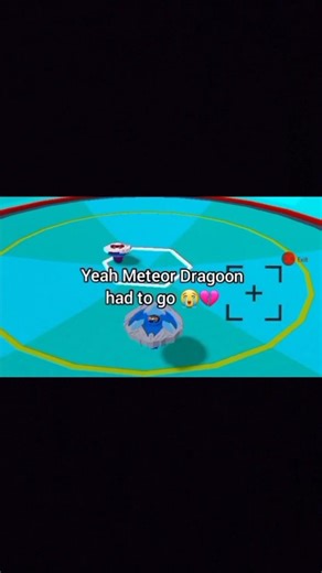 Meteor Dragoon is too OP!! #fyp #viral #buildaboat #beybladex #roblox