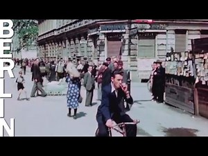 Stunningly restored color footage of Germany in 1945 right after WWII