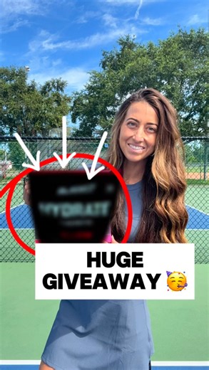 PICKLEFAM, IT’S GIVEAWAY TIME 🥳 I’m partnering up with @slamithydration to give 50 WINNERS a free bag of premium hydration supplements 🎁 TO ENTER: go follow @slamithydration — SO SIMPLE 🤗 They’ll be picking all 50 people from their audience randomly to win. Backstory— I actually have a pretty sensitive stomach & a lot of electrolyte products can make me feel sick. I’ve sampled all of SlamIt’s products and never once felt sick. They have really made it a priority to use high quality and clean 