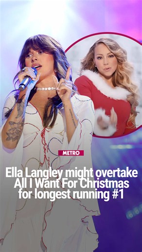 Ella Langley is coming for Mariah Carey’s record 👀 “Choosin’ Texas” has now spent 21 weeks at No. 1 on the Billboard Hot 100, making it the longest-running non-holiday No. 1 in chart history. Mariah Carey’s “All I Want for Christmas Is You”, which has racked up 22 weeks at No. 1 across multiple holiday seasons. If Ella manages to stay on top for just two more weeks, she'll be the new reigning queen. But holiday season is just around the corner... #EllaLangley #ChoosinTexas #MariahCarey #Billboa