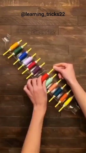 DIY thread 🧵 holder #easy #diy