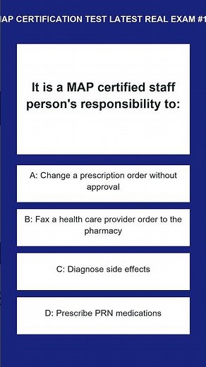 MAP CERTIFICATION TEST LATEST REAL EXAM #17