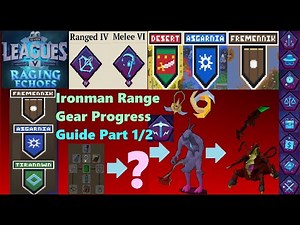 Best Ranged Gear Progression Guide [ Ironman & League 5 ] Area Combos + Relic Paths OSRS Part 1/2