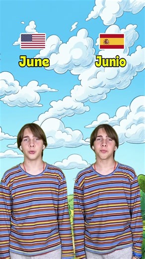 The Year in English & Spanish for Kids | El año en inglés y español para niños | Bilingual Shorts