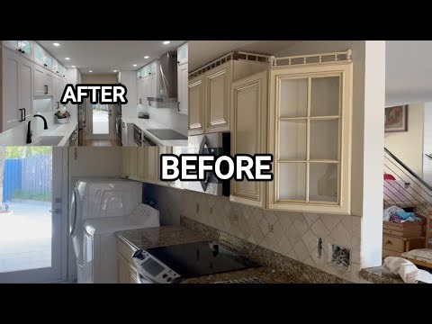 Full Kitchen Remodel | From Demo to Quartz Countertops & Custom Cabinets
