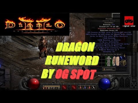Diablo 2 Resurrected - Dragon Runeword